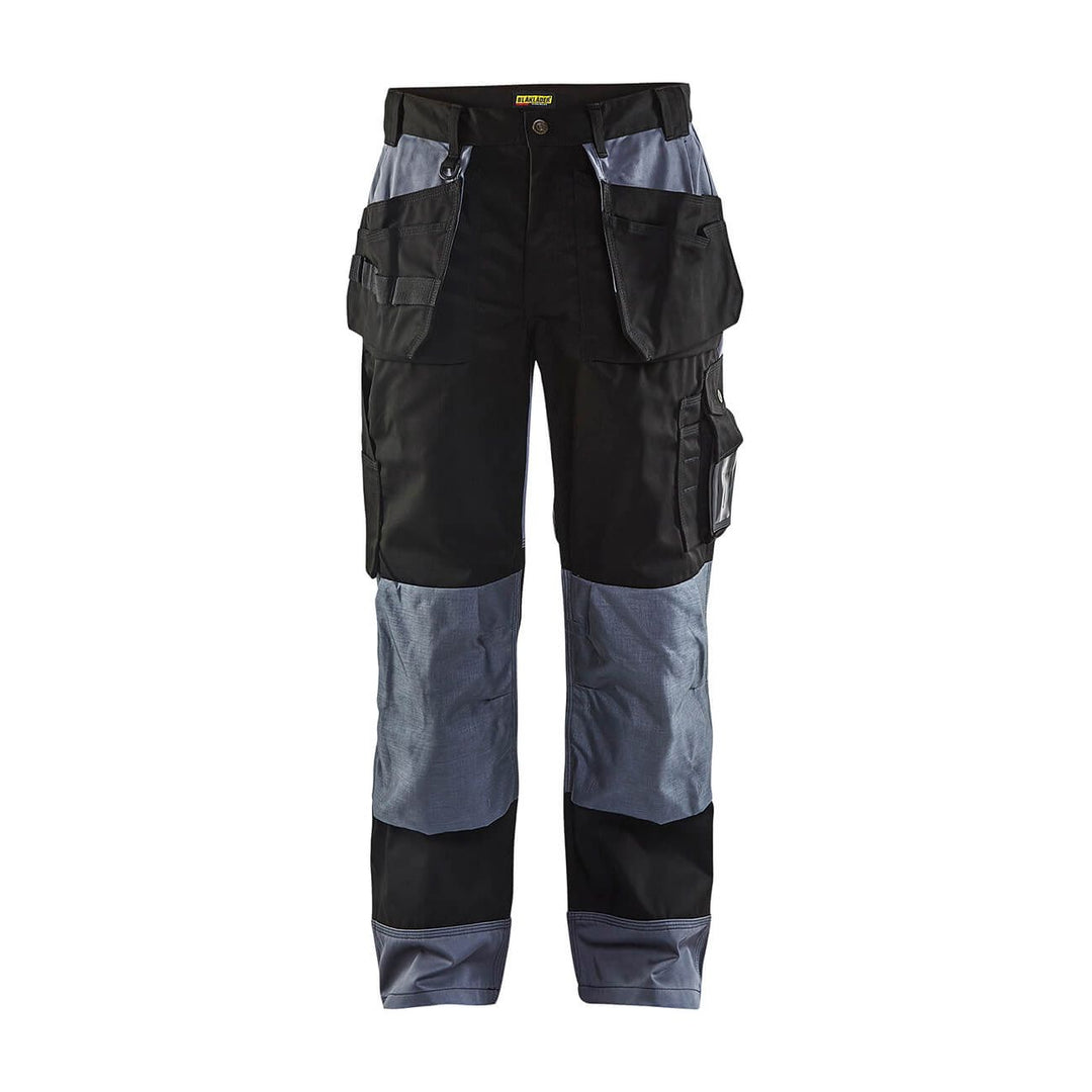 Blaklader 15031860 Craftsman Work Trousers Black/Grey Main #colour_black-grey