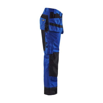 Blaklader 15031860 Craftsman Work Trousers Cornflower Blue/Black Right #colour_cornflower-blue-black