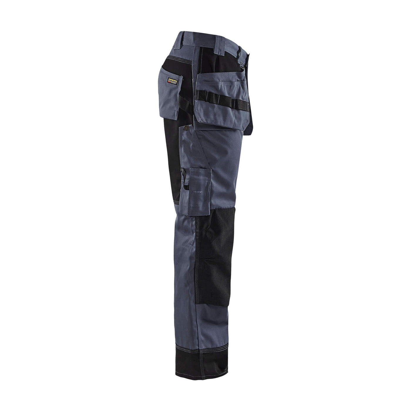 Blaklader 15031860 Craftsman Work Trousers Grey/Black Right #colour_grey-black