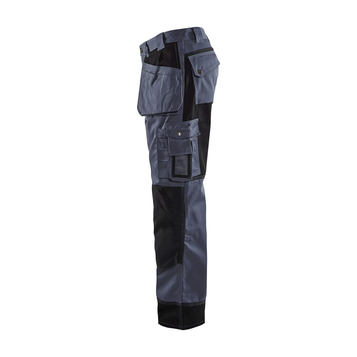 Blaklader 15031860 Craftsman Work Trousers Grey/Black Left #colour_grey-black
