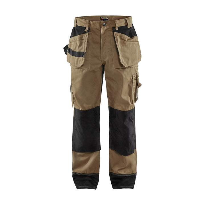 Blaklader 15031860 Craftsman Work Trousers Khaki/Black Main #colour_khaki-black