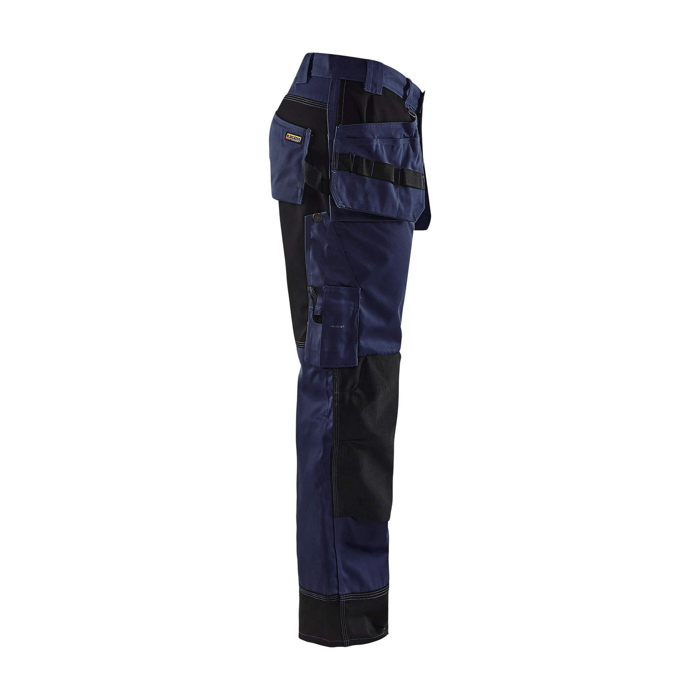 Blaklader 15031860 Craftsman Work Trousers Navy Blue/Black Right #colour_navy-blue-black
