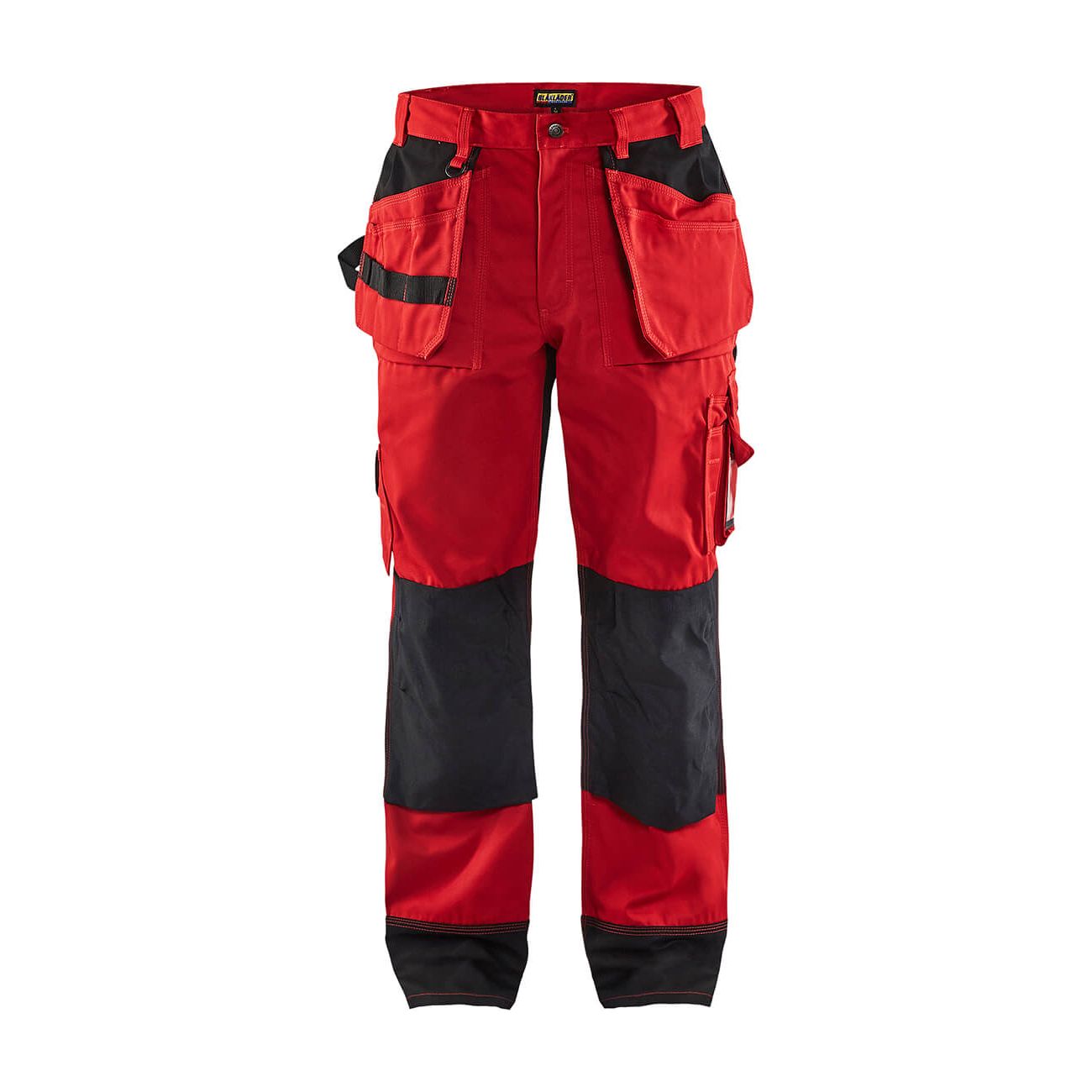 Blaklader 15031860 Craftsman Work Trousers Red/Black Main #colour_red-black