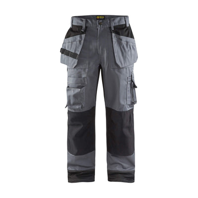 Blaklader 15041860 Craftsman Work Trousers Grey/Black Main #colour_grey-black