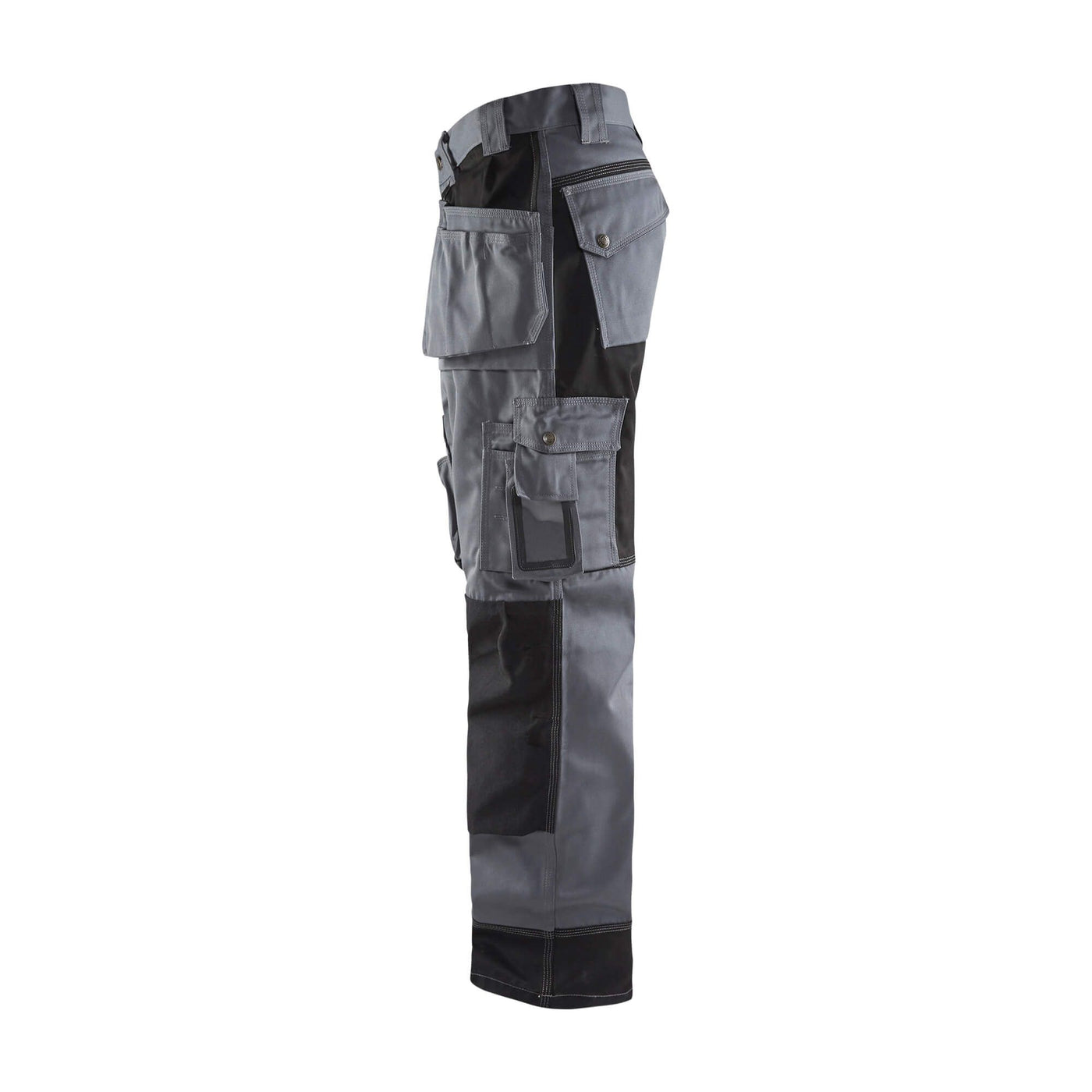 Blaklader 15041860 Craftsman Work Trousers Grey/Black Left #colour_grey-black