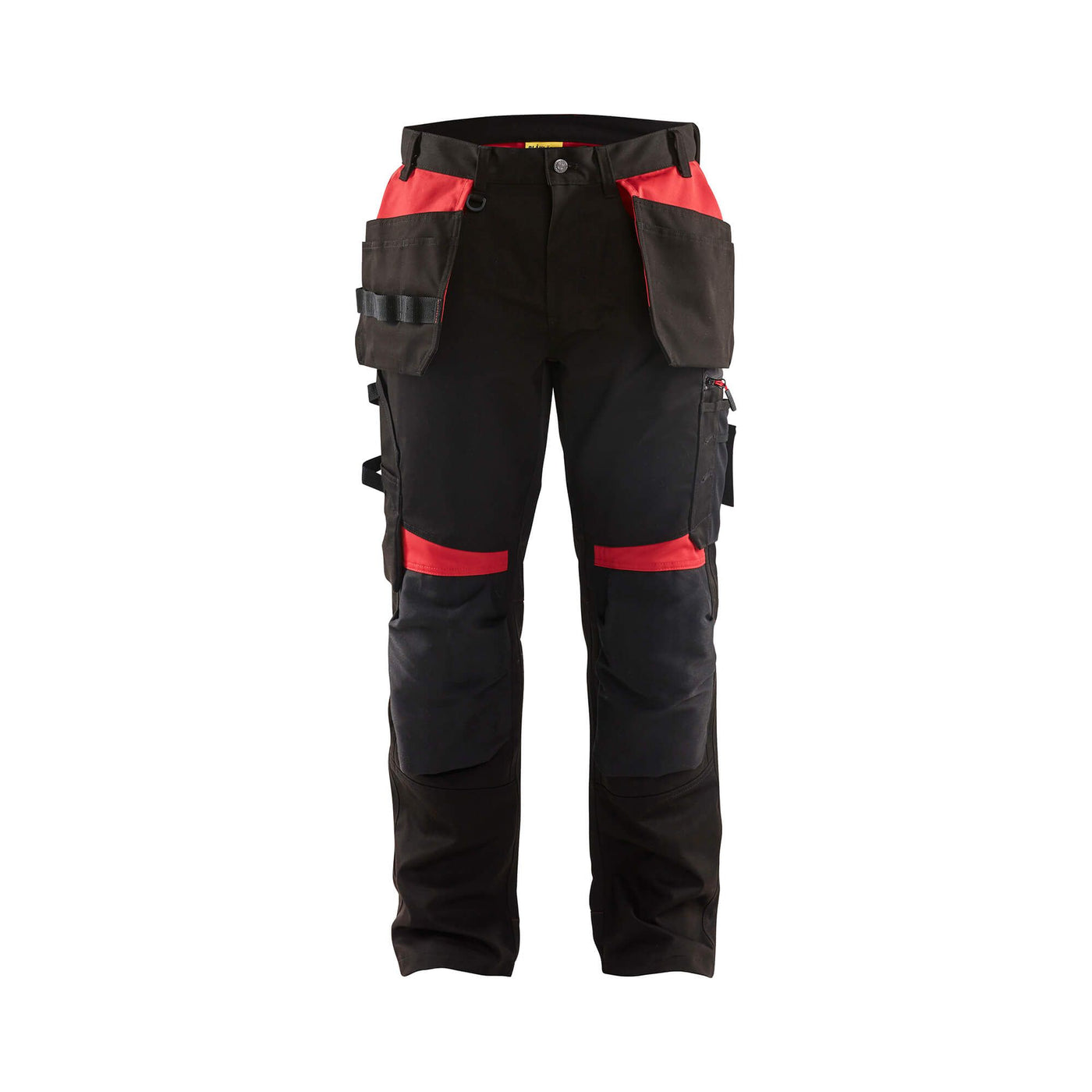 Blaklader 15551860 Craftsman Work Trousers Black/Red Main #colour_black-red
