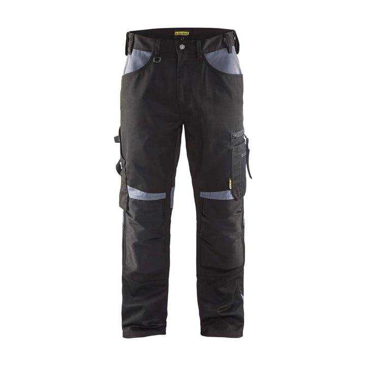 Blaklader 15561860 Craftsman Work Trousers Black/Grey Main #colour_black-grey