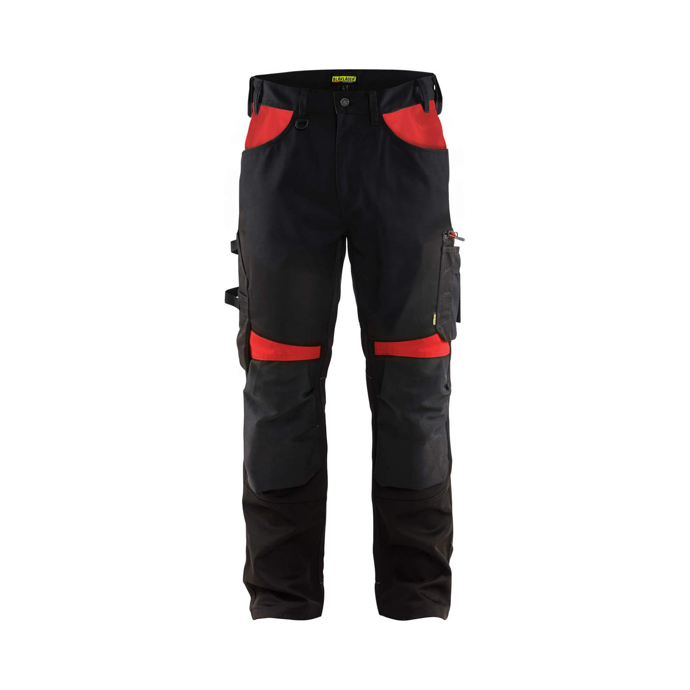 Blaklader 15561860 Craftsman Work Trousers Black/Red Main #colour_black-red