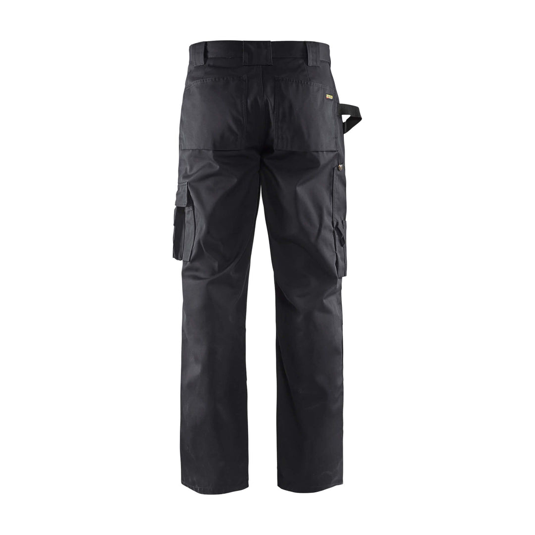 Blaklader 15701860 Craftsman Work Trousers Black Rear #colour_black