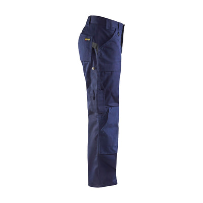 Blaklader 15701860 Craftsman Work Trousers Navy Blue Right #colour_navy-blue