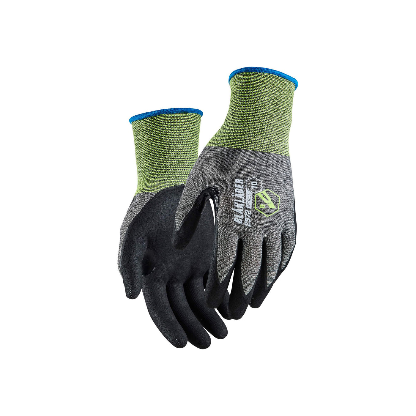 Blaklader 29721470 Cut Protection Glove B Nitrile-Coated Black Main #colour_black