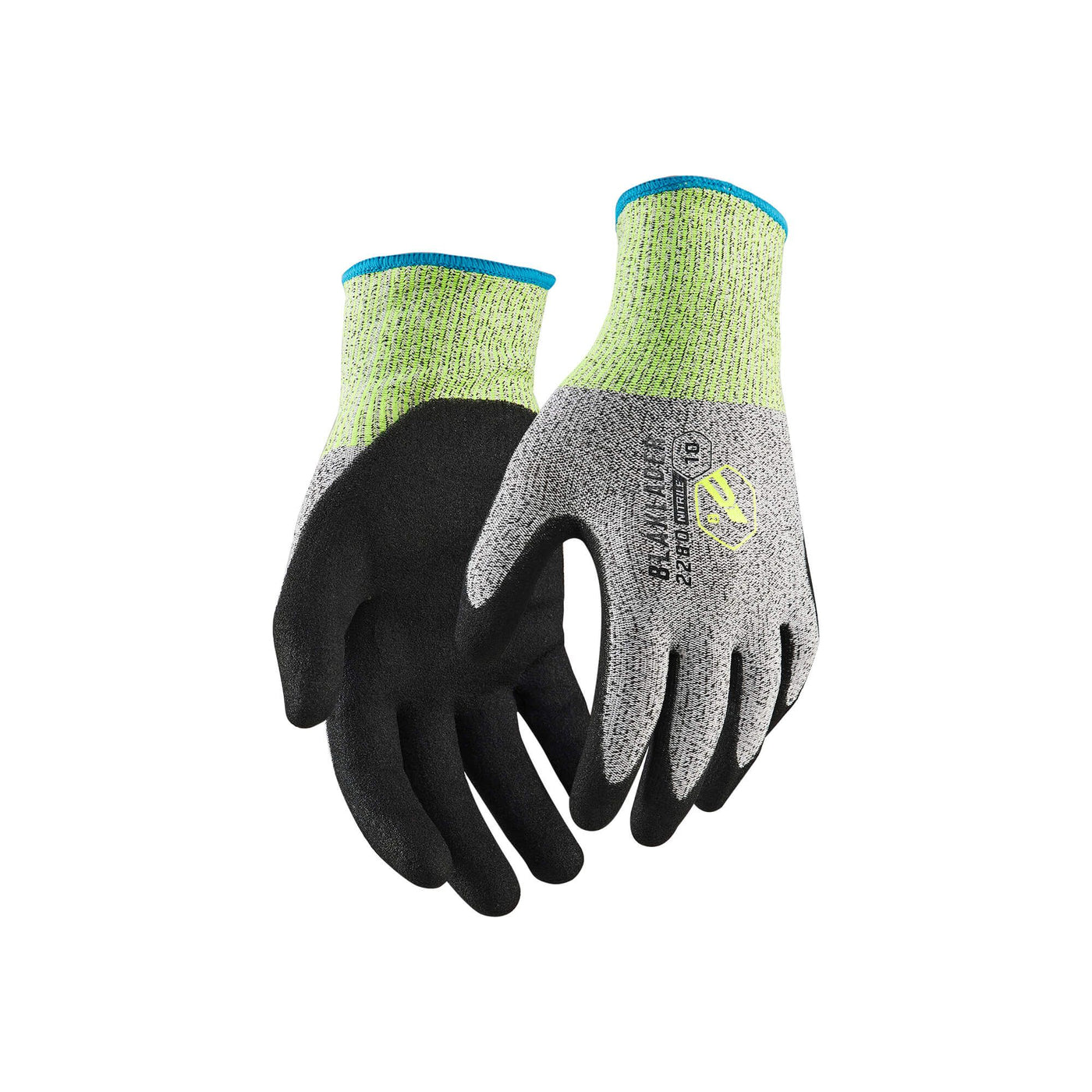 Blaklader 22803946 Cut-Resistant Craftsman Gloves Melange Black/Grey Main #colour_melange-black-grey