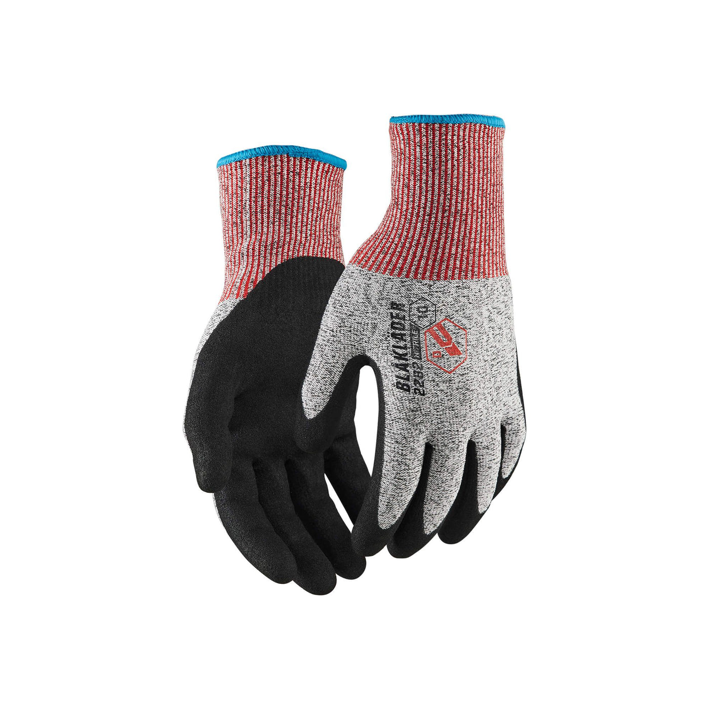 Blaklader 22823946 Cut-Resistant Craftsman Gloves Melange Black/Grey Main #colour_melange-black-grey