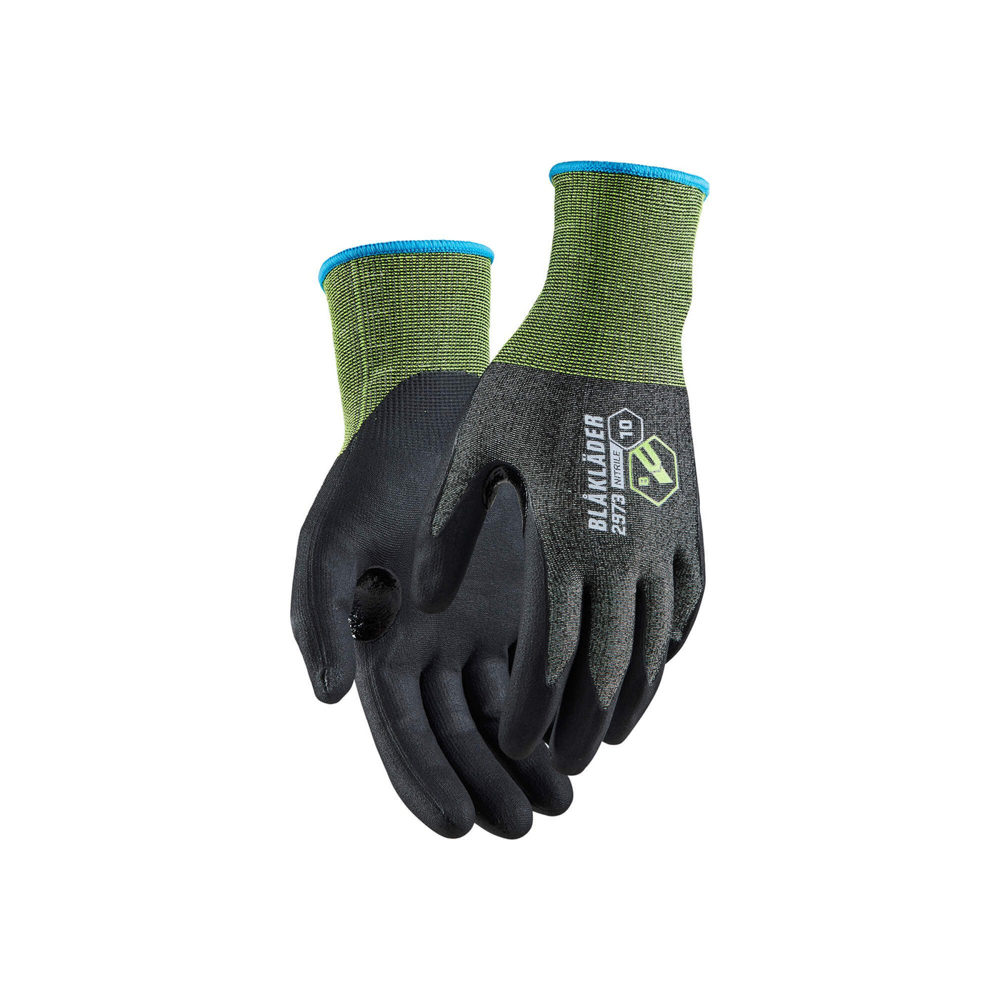 Blaklader 29731470 Cut protection Gloves B Nitrile-coated Black Main #colour_black