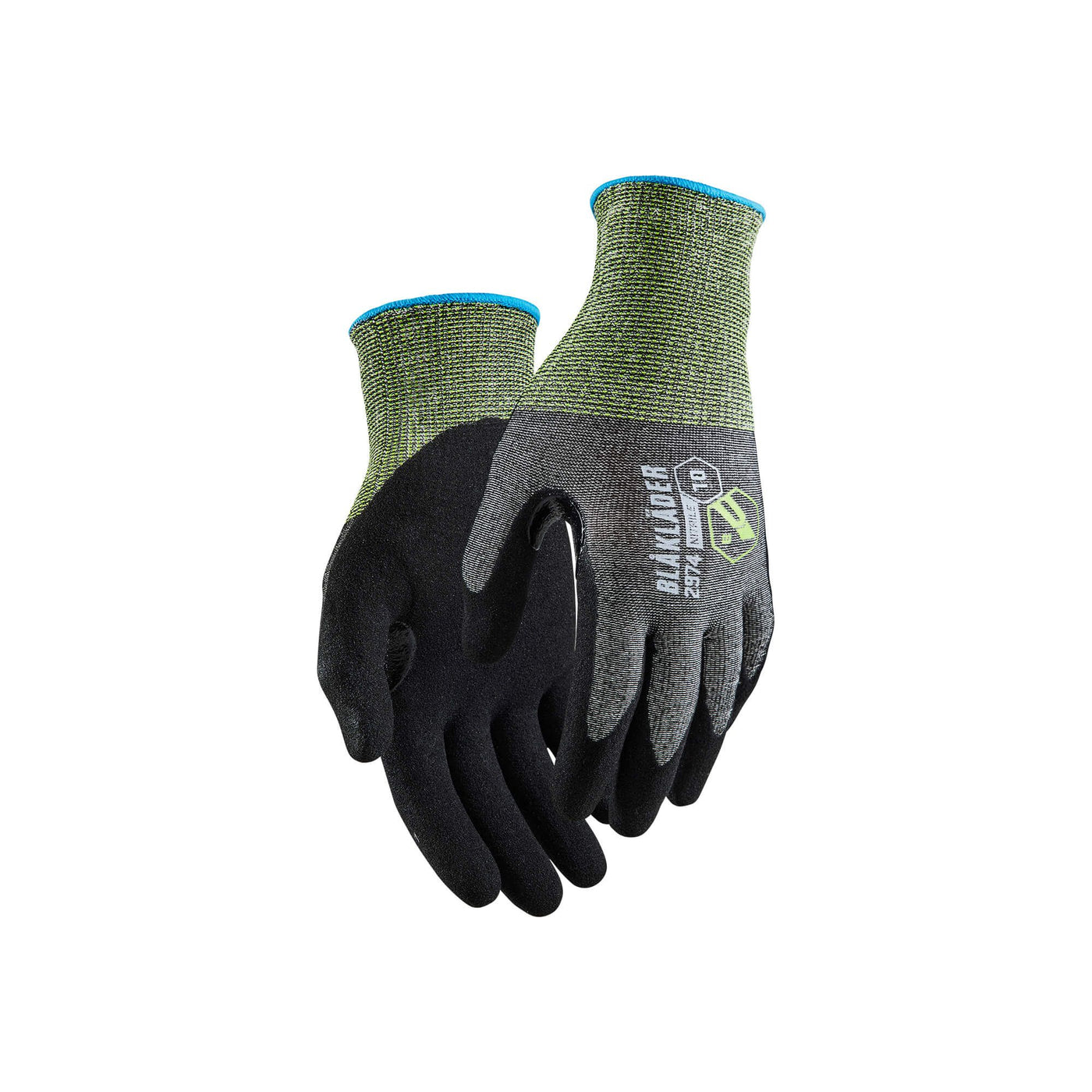 Blaklader 29741471 Cut protection Gloves B Nitrile-coated Black Main #colour_black