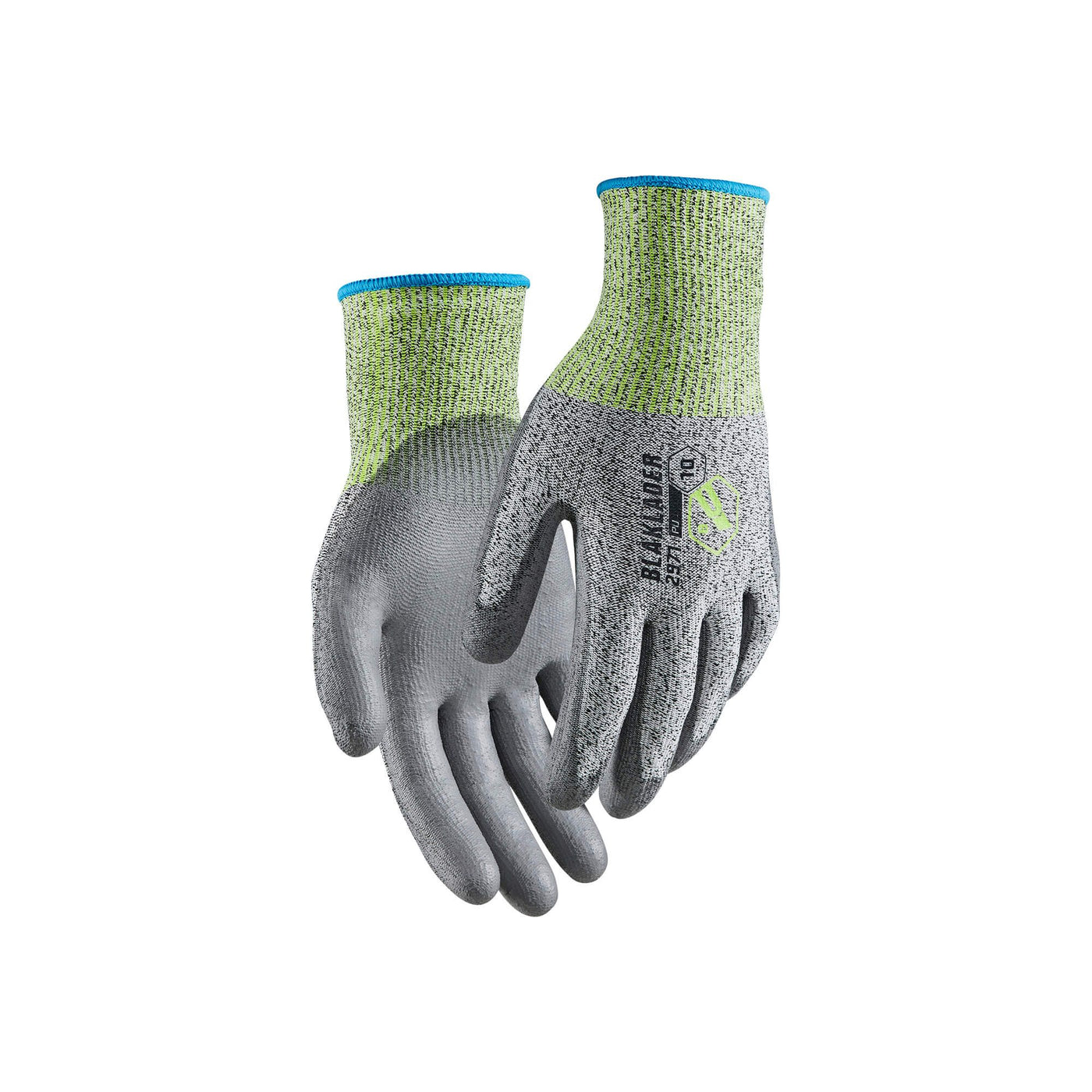 Blaklader 29711469 Cut protection Gloves B PU-coated Black/White Main #colour_black-white