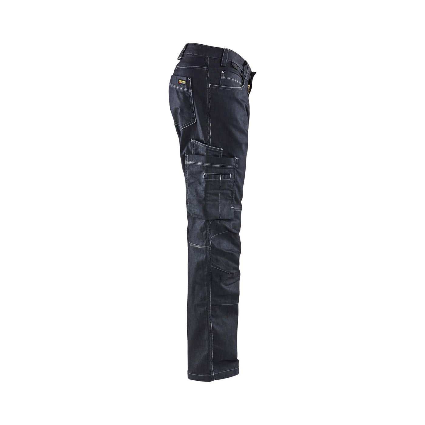 Blaklader 14391141 Denim Stretch Trousers Navy Blue Right #colour_navy-blue