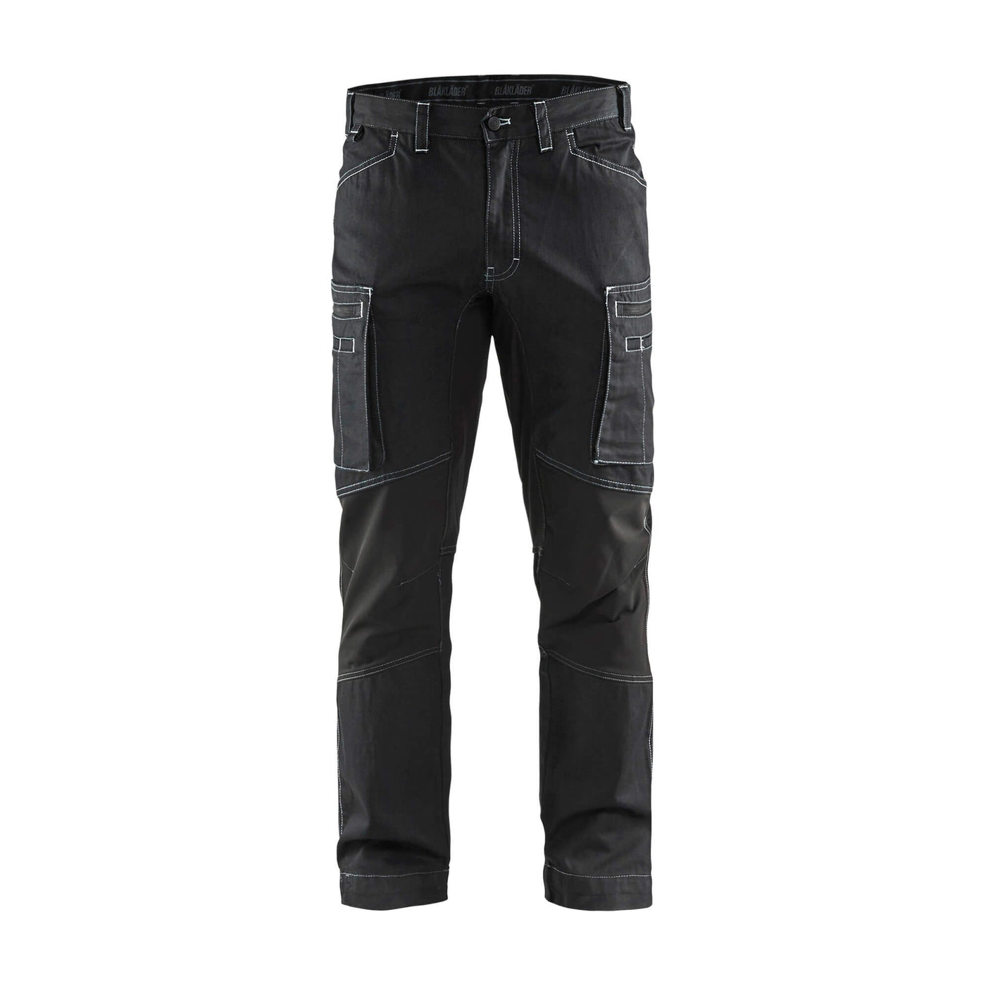 Blaklader 14591142 Denim Stretch Trousers Black Main #colour_black