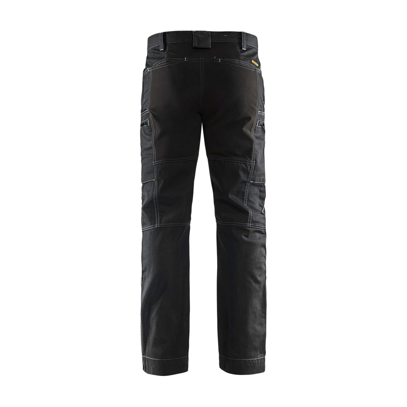 Blaklader 14591142 Denim Stretch Trousers Black Rear #colour_black