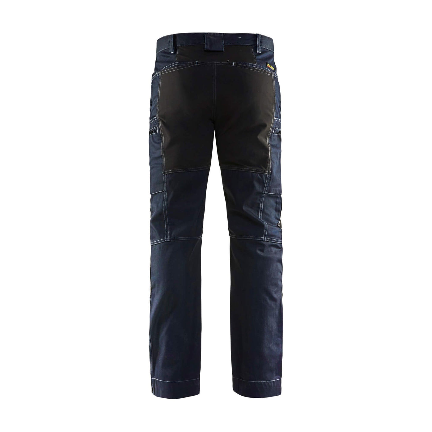 Blaklader 14591142 Denim Stretch Trousers Navy Blue/Black Rear #colour_navy-blue-black