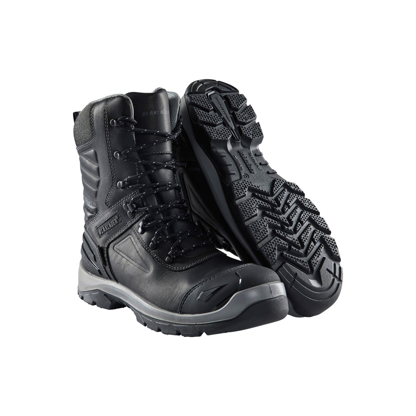 Blaklader 24570000 Elite Winter Boot Black Rear #colour_black