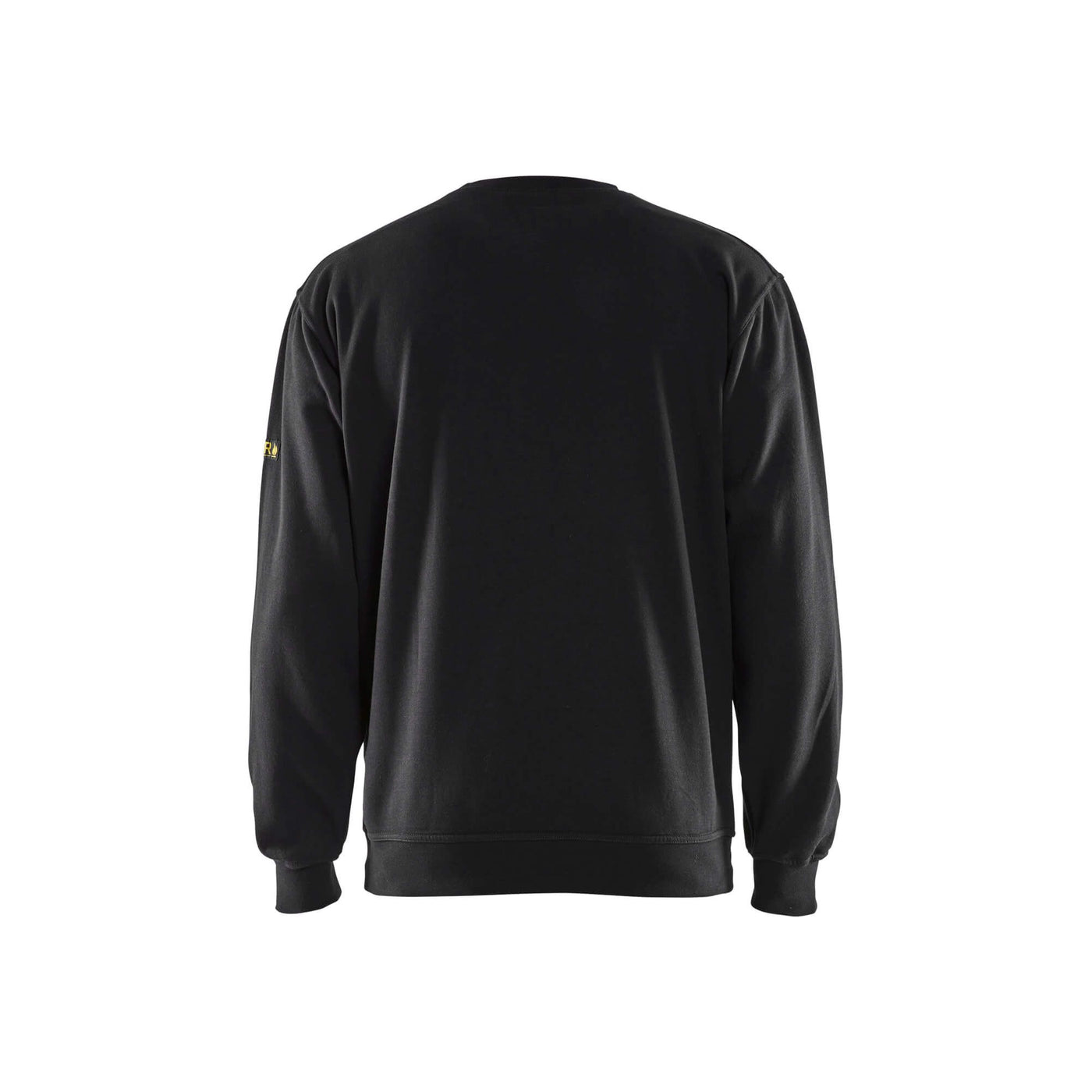 Blaklader 30741762 Flame-Resistant Sweatshirt Multinorm Black Rear #colour_black