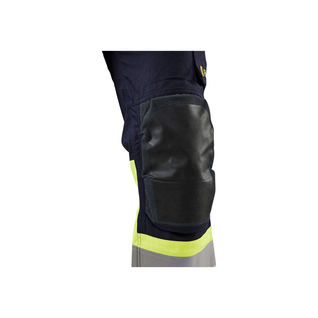 Blaklader 21360000 Flame Retardant Knee Reinforcement Transfer Black Main #colour_black