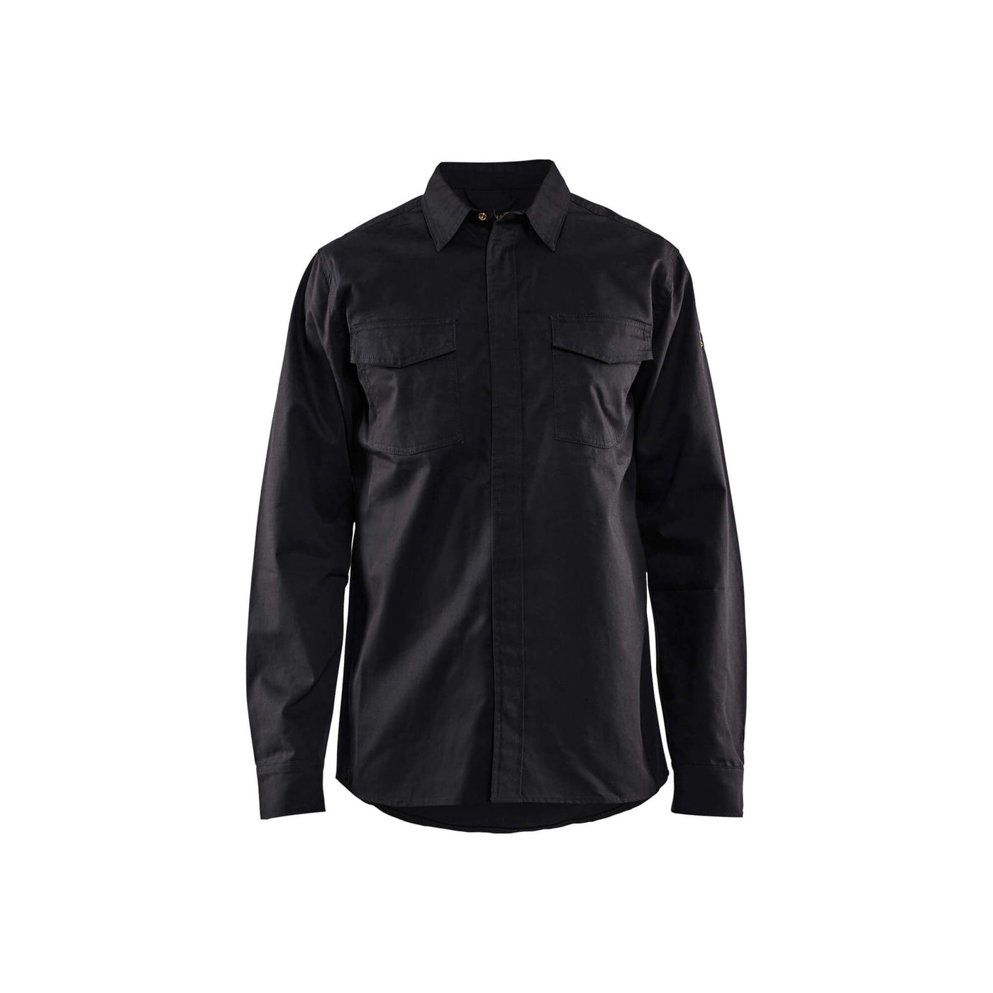 Blaklader 32261504 Flame Retardant Shirt Black Main #colour_black