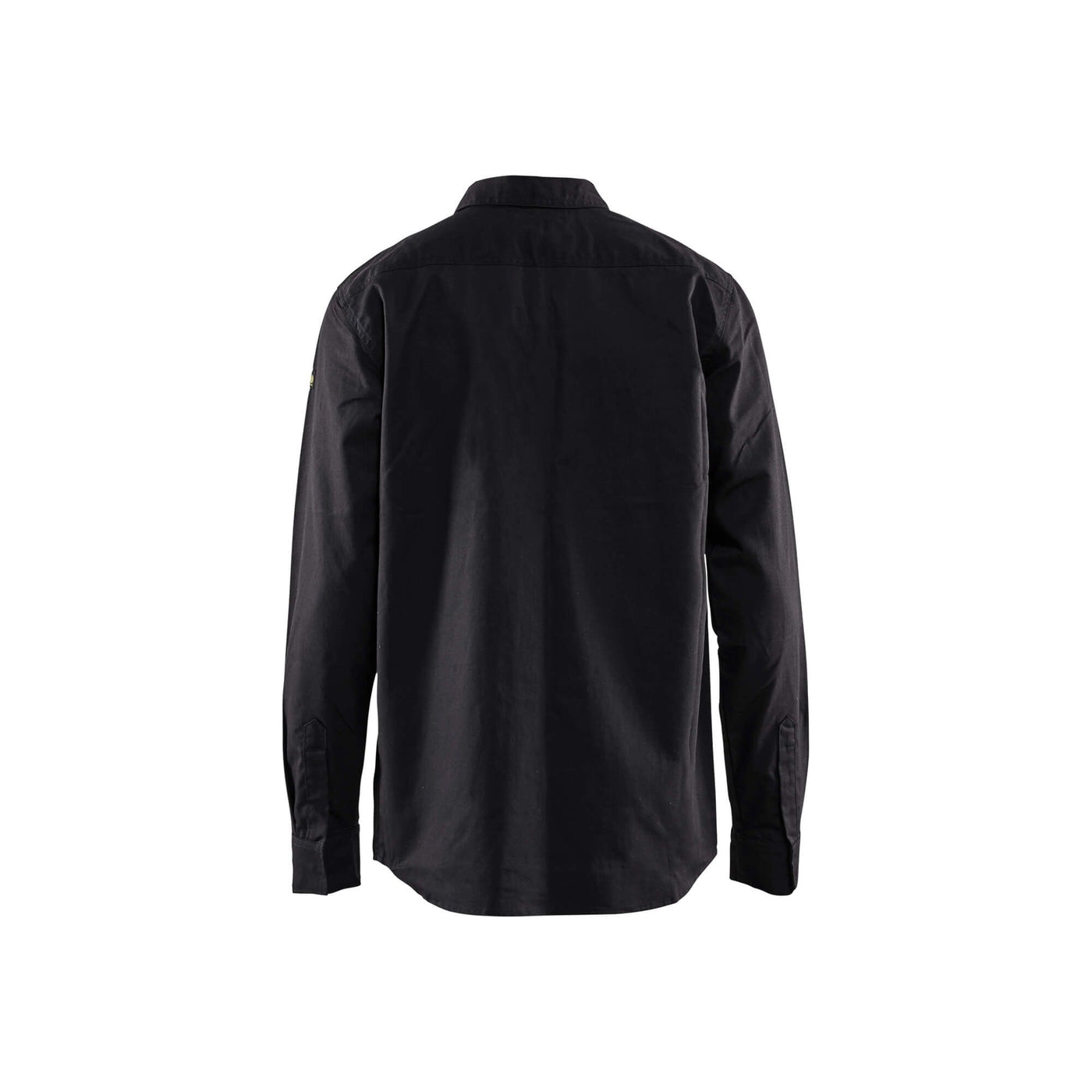 Blaklader 32261504 Flame Retardant Shirt Black Rear #colour_black
