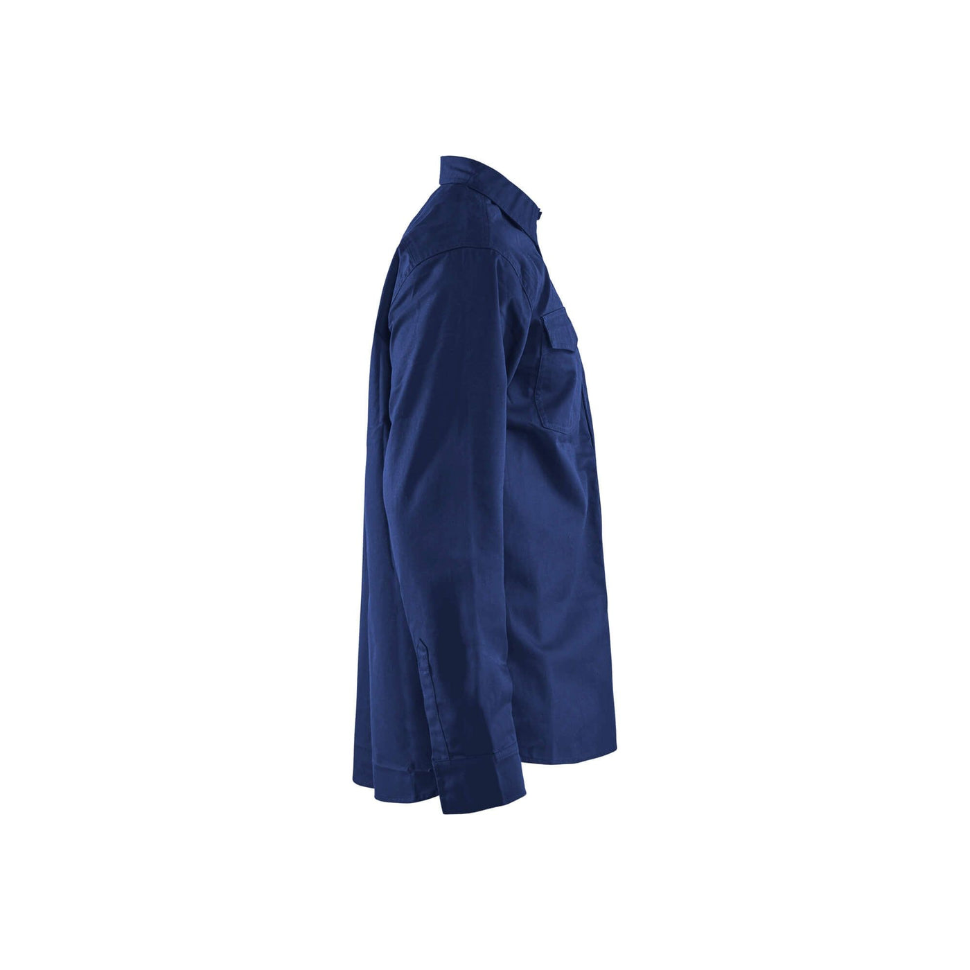 Blaklader 32261504 Flame Retardant Shirt Navy Blue Right #colour_navy-blue
