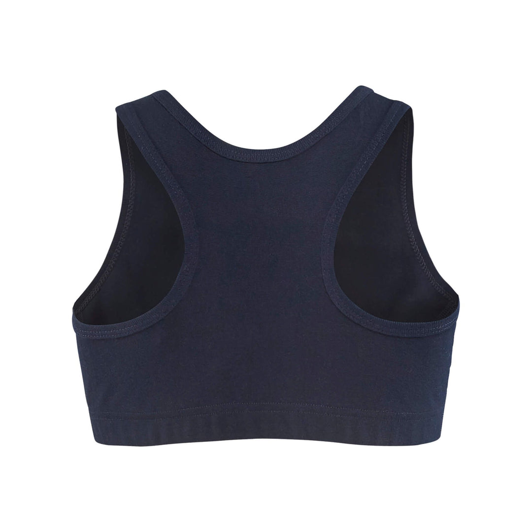 Blaklader 18251722 Flame-Retardant Sports Bra Navy Blue Rear #colour_navy-blue