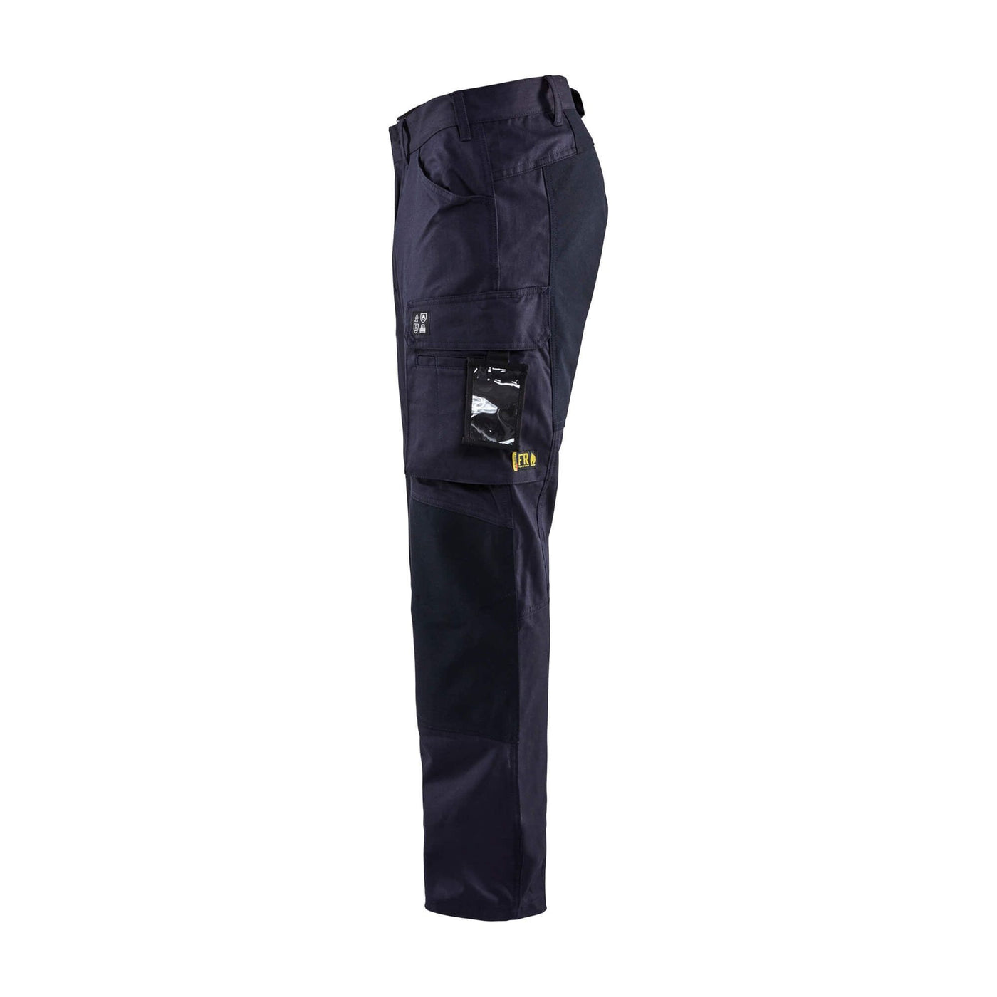 Blaklader 14861512 Flame-Retardant Stretch Trousers Navy Blue Left #colour_navy-blue