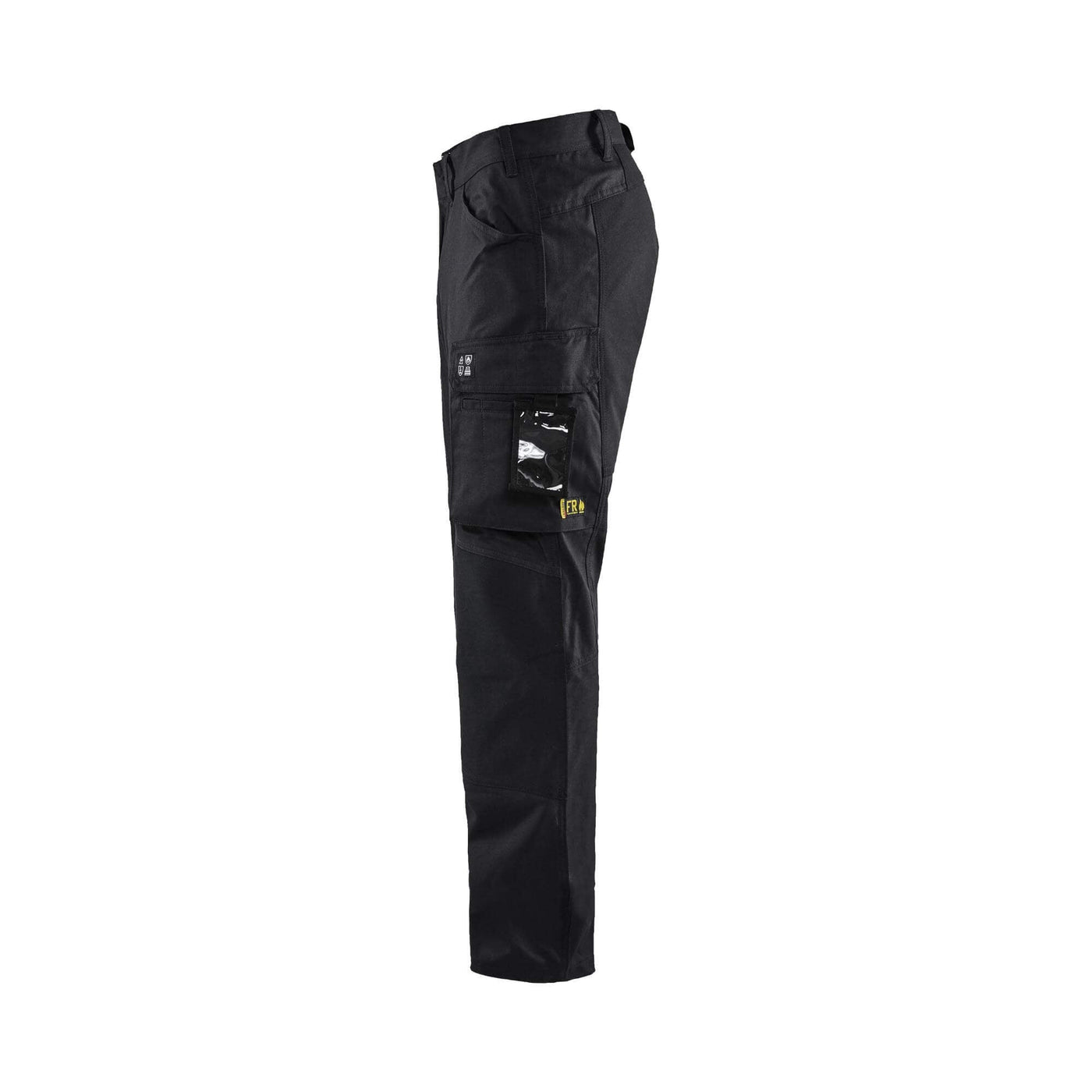 Blaklader 14861512 Flame-Retardant Stretch Trousers Black Left #colour_black