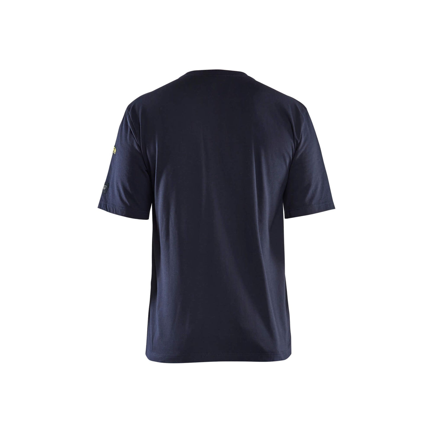 Blaklader 34821737 Flame Retardant T-Shirt Navy Blue Rear #colour_navy-blue