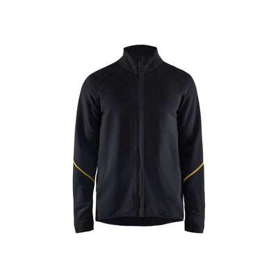 Blaklader 47931077 Flame Retardant Wool Jacket Black Main #colour_black