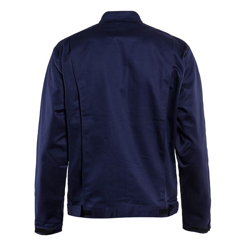 Blaklader 47741516 Flame-Retardant Workwear Jacket Navy Blue Rear #colour_navy-blue