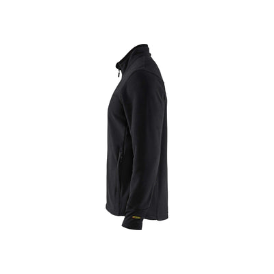 Blaklader 48951010 Fleece Jacket Super-Lightweight Black Left #colour_black
