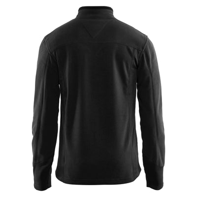 Blaklader 48951010 Fleece Jacket Super-Lightweight Black Rear #colour_black