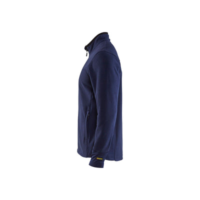 Blaklader 48951010 Fleece Jacket Super-Lightweight Navy Blue Left #colour_navy-blue