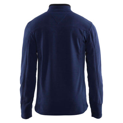 Blaklader 48951010 Fleece Jacket Super-Lightweight Navy Blue Rear #colour_navy-blue