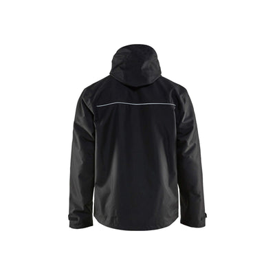 Blaklader 48471977 Functional Jacket Black Black Rear #colour_black