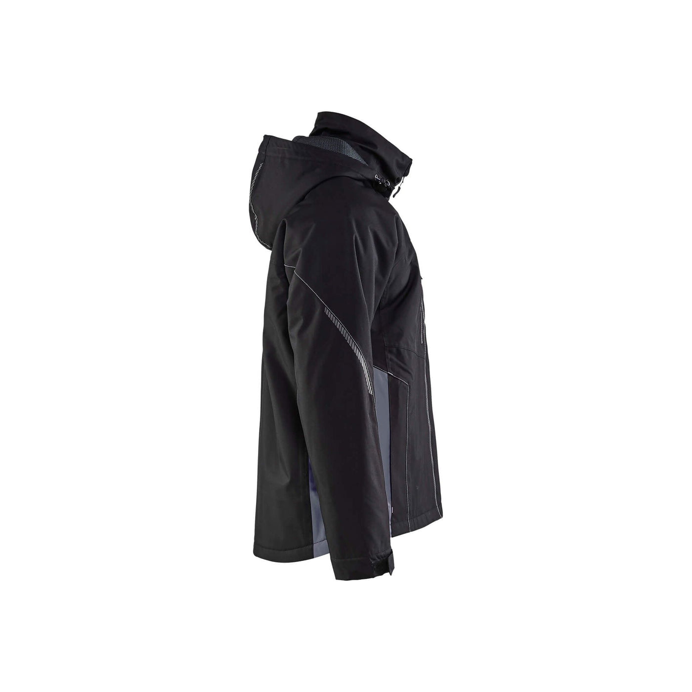 Blaklader 48901977 Functional Jacket Lightweight Lined Black/Grey Right #colour_black-grey
