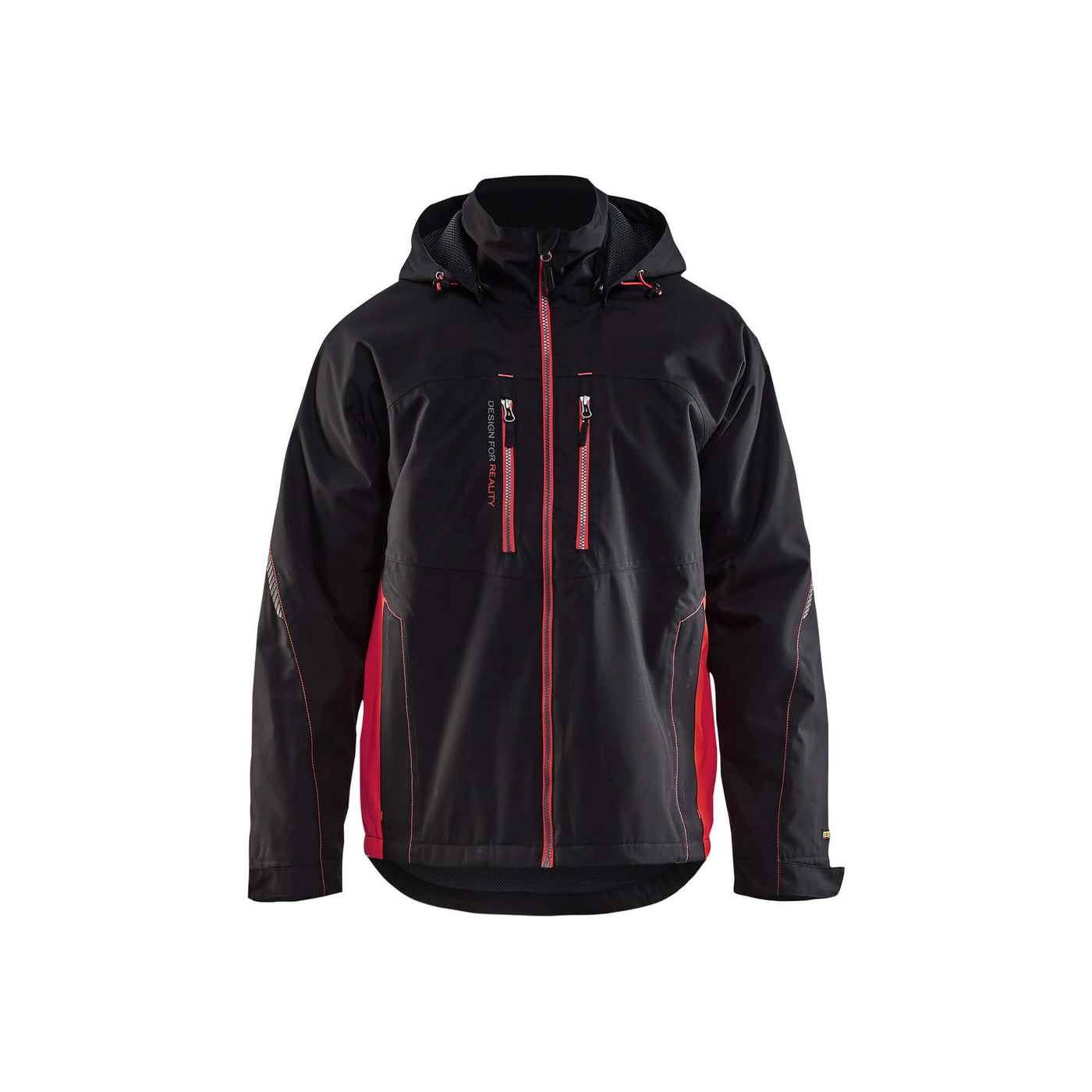 Blaklader 48901977 Functional Jacket Lightweight Lined Black/Red Main #colour_black-red