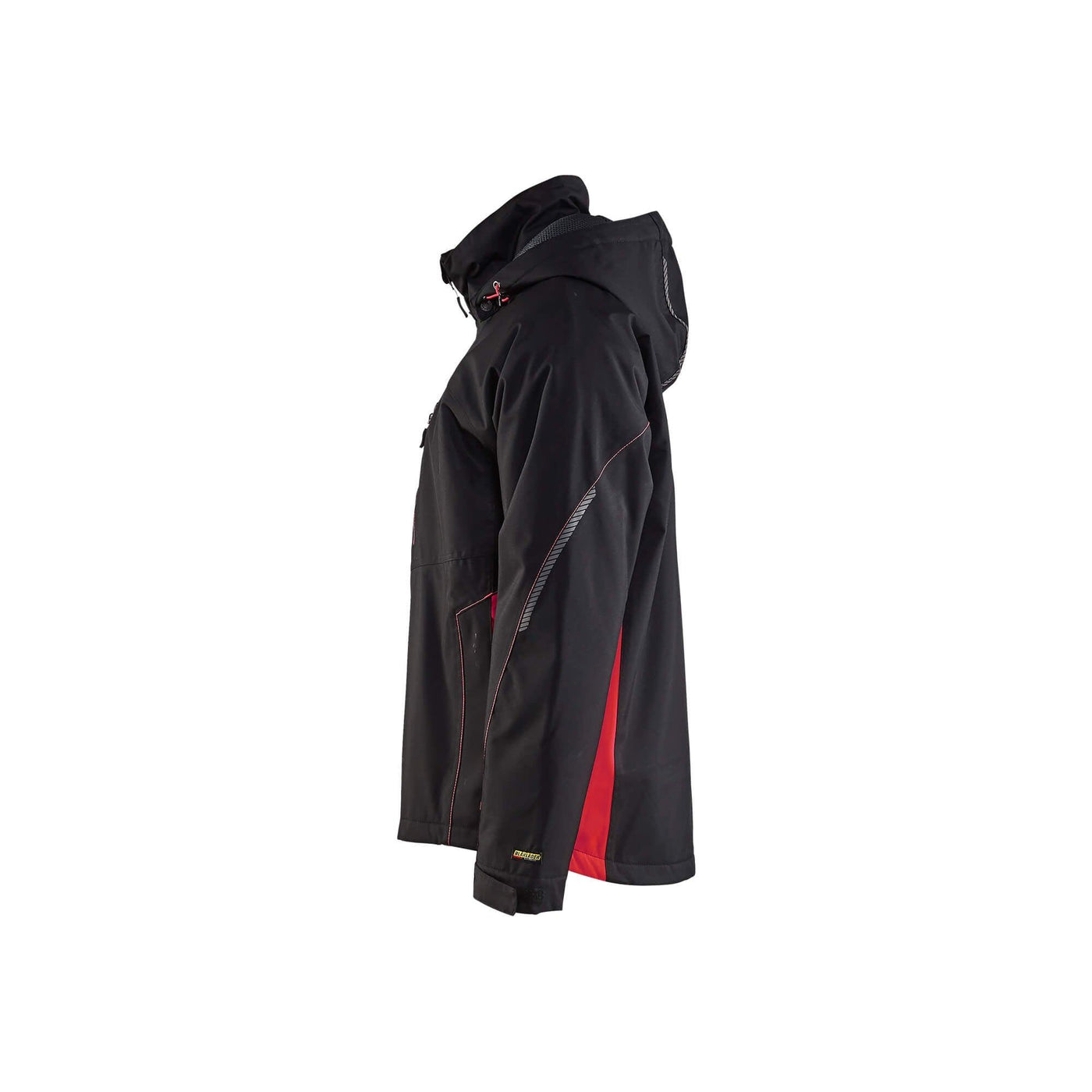 Blaklader 48901977 Functional Jacket Lightweight Lined Black/Red Left #colour_black-red