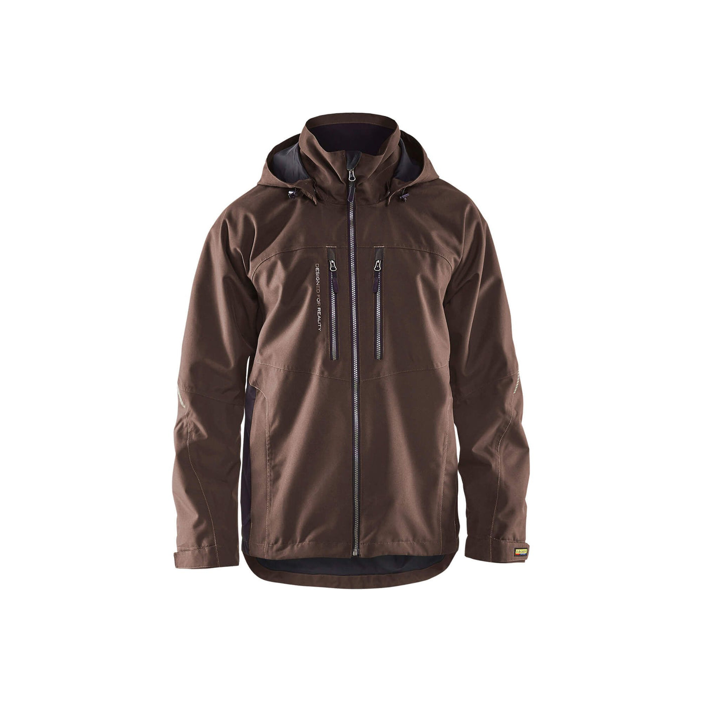 Blaklader 48901977 Functional Jacket Lightweight Lined Brown/Black Main #colour_brown-black