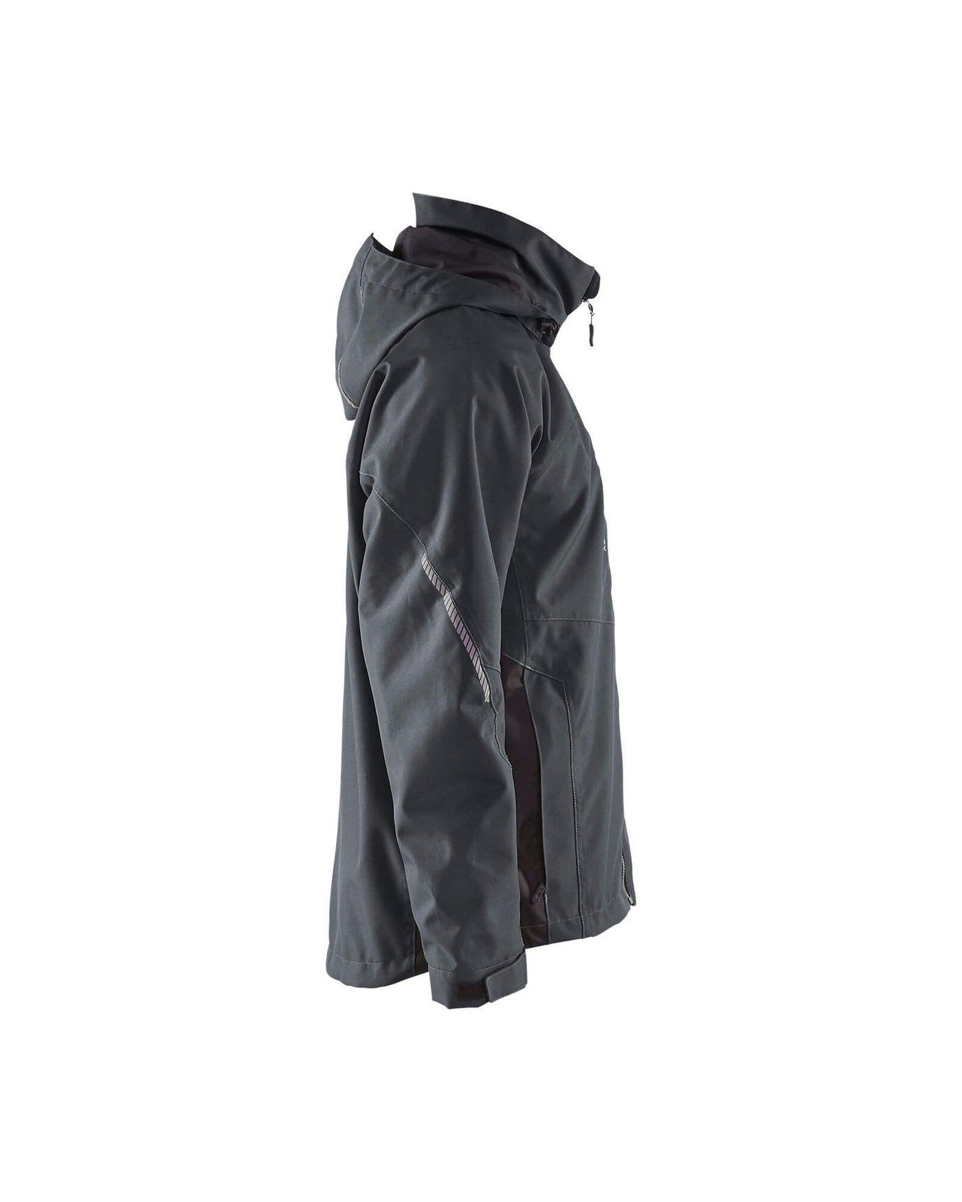 Blaklader 48901977 Functional Jacket Lightweight Lined Dark Grey/Black Right #colour_dark-grey-black