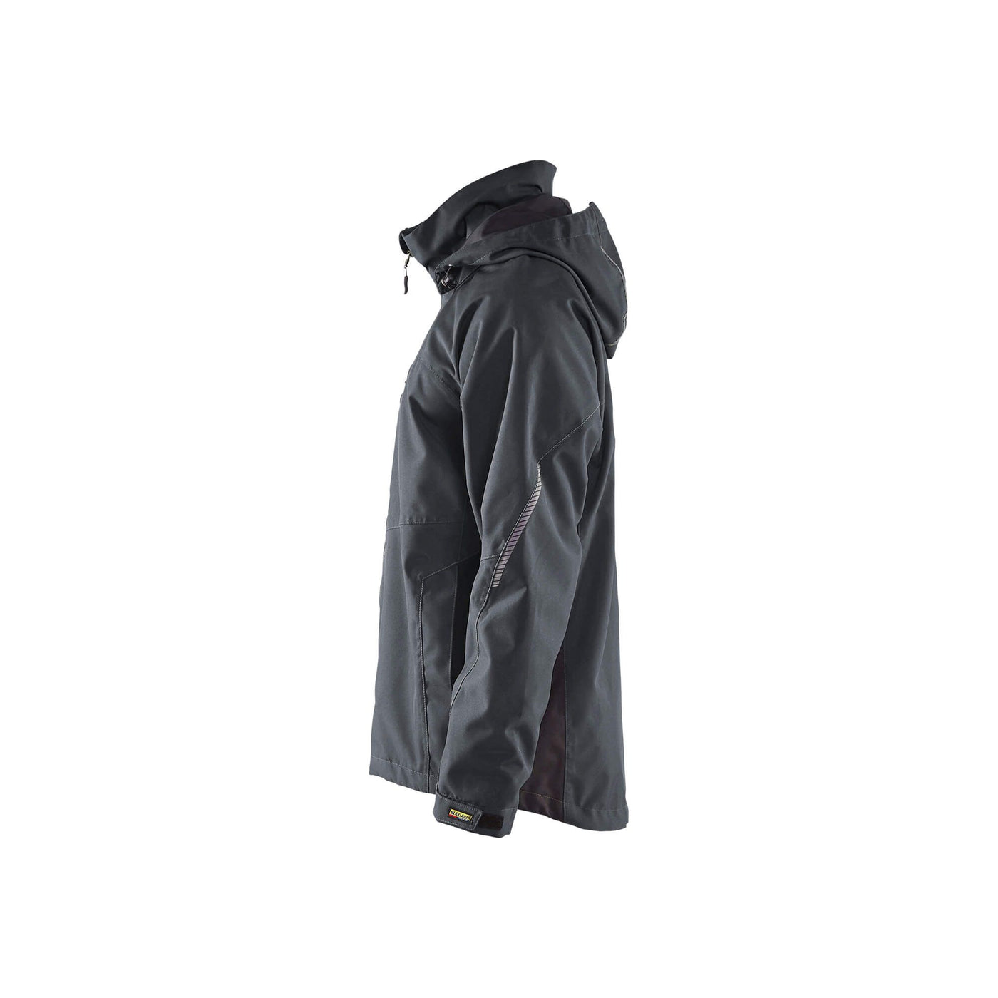 Blaklader 48901977 Functional Jacket Lightweight Lined Dark Grey/Black Left #colour_dark-grey-black