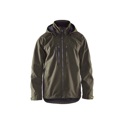 Blaklader 48901977 Functional Jacket Lightweight Lined Dark Olive Green/Black Main #colour_dark-olive-green-black
