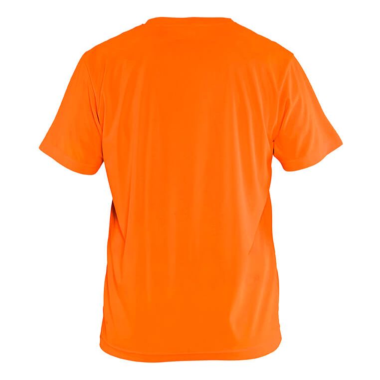 Blaklader 33311011 Functional T-Shirt UV-Protection Orange Rear #colour_orange