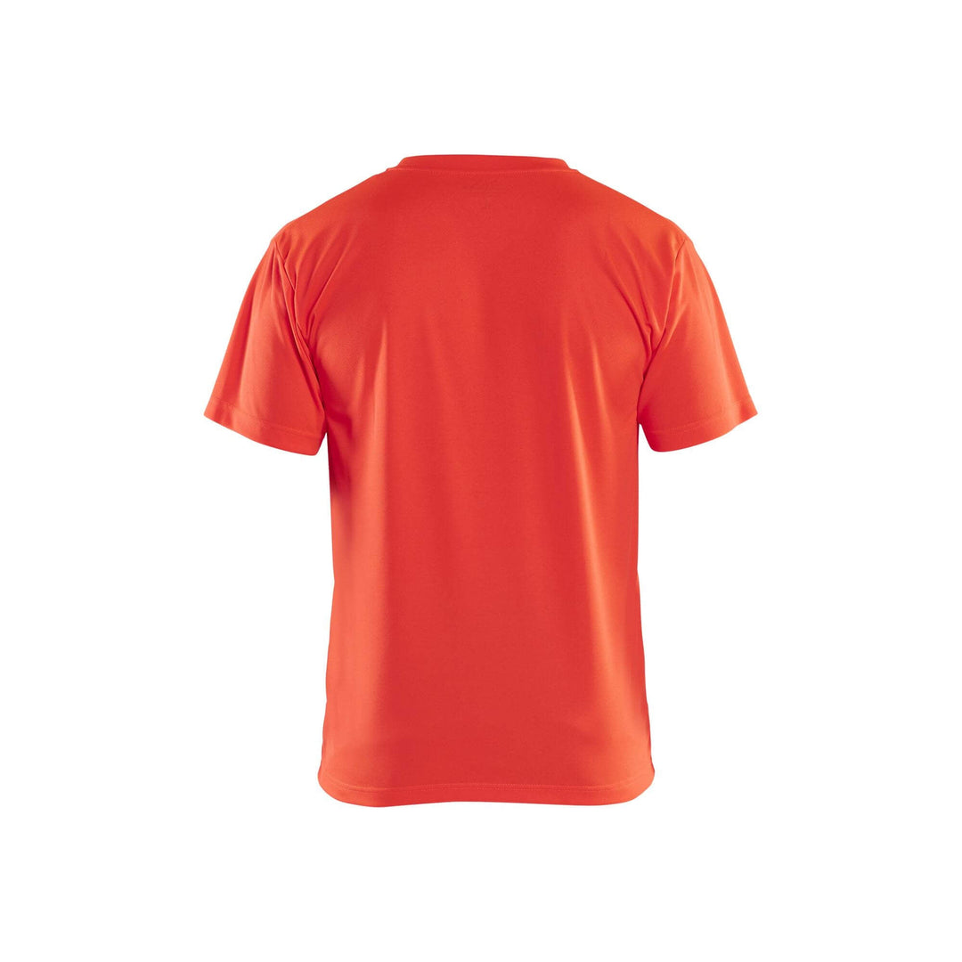 Blaklader 33311011 Functional T-Shirt UV-Protection Hi-Vis Red Rear #colour_hi-vis-red